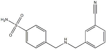 4-({[(3-cyanophenyl)methyl]amino}methyl)benzene-1-sulfonamide