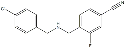 4-({[(4-chlorophenyl)methyl]amino}methyl)-3-fluorobenzonitrile