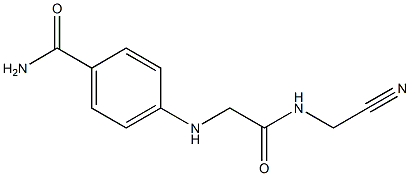 4-({[(cyanomethyl)carbamoyl]methyl}amino)benzamide