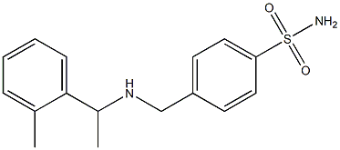 4-({[1-(2-methylphenyl)ethyl]amino}methyl)benzene-1-sulfonamide