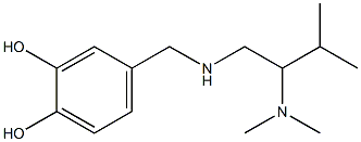 4-({[2-(dimethylamino)-3-methylbutyl]amino}methyl)benzene-1,2-diol,,结构式