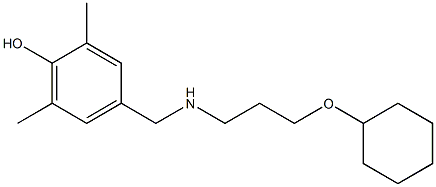 4-({[3-(cyclohexyloxy)propyl]amino}methyl)-2,6-dimethylphenol