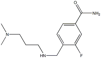 4-({[3-(dimethylamino)propyl]amino}methyl)-3-fluorobenzamide