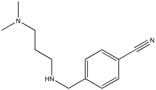 4-({[3-(dimethylamino)propyl]amino}methyl)benzonitrile Structure