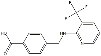 4-({[3-(trifluoromethyl)pyridin-2-yl]amino}methyl)benzoic acid|