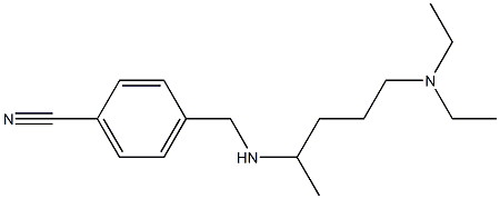 4-({[5-(diethylamino)pentan-2-yl]amino}methyl)benzonitrile|