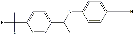 4-({1-[4-(trifluoromethyl)phenyl]ethyl}amino)benzonitrile