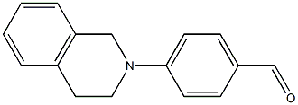 4-(1,2,3,4-tetrahydroisoquinolin-2-yl)benzaldehyde,,结构式