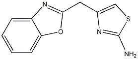 4-(1,3-benzoxazol-2-ylmethyl)-1,3-thiazol-2-amine Structure