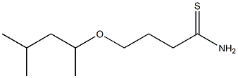  4-(1,3-dimethylbutoxy)butanethioamide