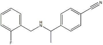 4-(1-{[(2-fluorophenyl)methyl]amino}ethyl)benzonitrile