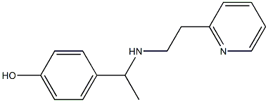  4-(1-{[2-(pyridin-2-yl)ethyl]amino}ethyl)phenol