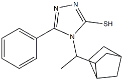4-(1-{bicyclo[2.2.1]heptan-2-yl}ethyl)-5-phenyl-4H-1,2,4-triazole-3-thiol