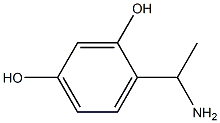 4-(1-aminoethyl)benzene-1,3-diol Structure