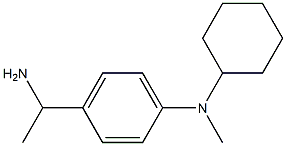 4-(1-aminoethyl)-N-cyclohexyl-N-methylaniline 结构式