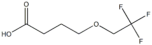 4-(2,2,2-trifluoroethoxy)butanoic acid,,结构式