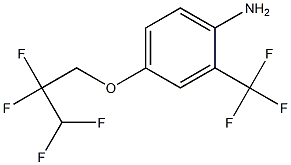 4-(2,2,3,3-tetrafluoropropoxy)-2-(trifluoromethyl)aniline 化学構造式