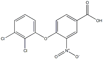 4-(2,3-dichlorophenoxy)-3-nitrobenzoic acid Structure