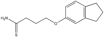 4-(2,3-dihydro-1H-inden-5-yloxy)butanethioamide