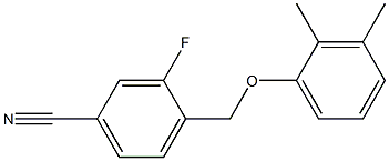 4-(2,3-dimethylphenoxymethyl)-3-fluorobenzonitrile