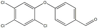 4-(2,4,5-trichlorophenoxy)benzaldehyde,,结构式