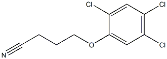 4-(2,4,5-trichlorophenoxy)butanenitrile 化学構造式