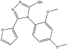 4-(2,4-dimethoxyphenyl)-5-(thiophen-2-yl)-4H-1,2,4-triazole-3-thiol