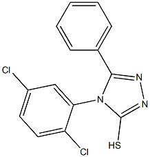 4-(2,5-dichlorophenyl)-5-phenyl-4H-1,2,4-triazole-3-thiol Structure
