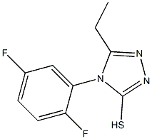  4-(2,5-difluorophenyl)-5-ethyl-4H-1,2,4-triazole-3-thiol