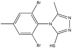 4-(2,6-dibromo-4-methylphenyl)-5-methyl-4H-1,2,4-triazole-3-thiol
