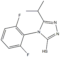 4-(2,6-difluorophenyl)-5-(propan-2-yl)-4H-1,2,4-triazole-3-thiol