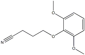 4-(2,6-dimethoxyphenoxy)butanenitrile Structure