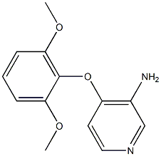 4-(2,6-dimethoxyphenoxy)pyridin-3-amine,,结构式