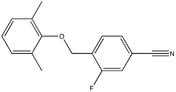 4-(2,6-dimethylphenoxymethyl)-3-fluorobenzonitrile