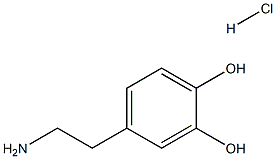 4-(2-aminoethyl)benzene-1,2-diol hydrochloride Structure