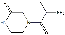 4-(2-aminopropanoyl)piperazin-2-one|