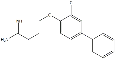 4-(2-chloro-4-phenylphenoxy)butanimidamide