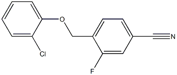  4-(2-chlorophenoxymethyl)-3-fluorobenzonitrile