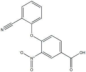 4-(2-cyanophenoxy)-3-nitrobenzoic acid Structure