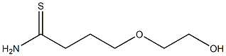 4-(2-hydroxyethoxy)butanethioamide 结构式