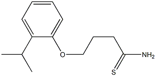 4-(2-isopropylphenoxy)butanethioamide