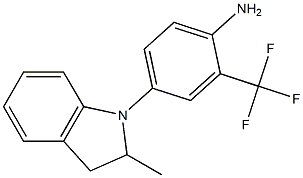 4-(2-methyl-2,3-dihydro-1H-indol-1-yl)-2-(trifluoromethyl)aniline