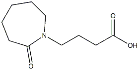 4-(2-oxoazepan-1-yl)butanoic acid Struktur