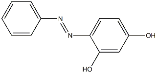 4-(2-phenyldiazen-1-yl)benzene-1,3-diol Structure