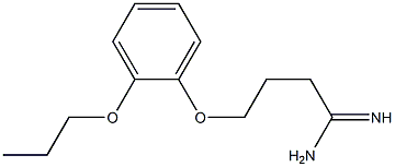 4-(2-propoxyphenoxy)butanimidamide Structure