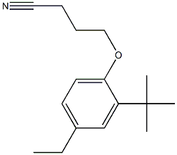 4-(2-tert-butyl-4-ethylphenoxy)butanenitrile|