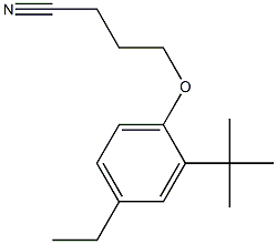  4-(2-tert-butyl-4-ethylphenoxy)butanenitrile