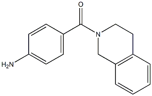 4-(3,4-dihydroisoquinolin-2(1H)-ylcarbonyl)aniline,,结构式