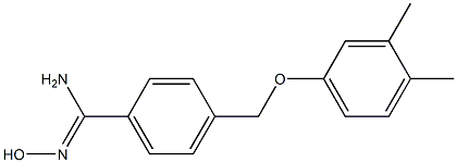 4-(3,4-dimethylphenoxymethyl)-N'-hydroxybenzene-1-carboximidamide