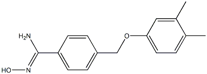  4-(3,4-dimethylphenoxymethyl)-N'-hydroxybenzene-1-carboximidamide